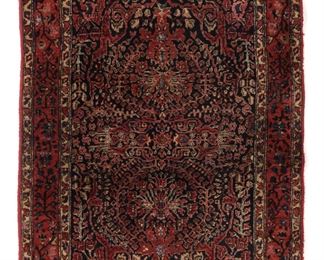 Antique Persian navy Sarouk 
Size is 
3.5 by 4.8 ft
Only $425