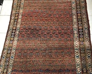Antique Persian Bidjar 
Size is 
6.1 by 4 ft