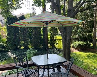 Patio Set & Umbrella