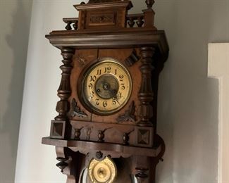 ANTIQUE GUSTAV BECKER CLOCK