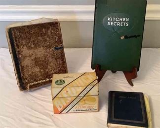 Antique Recipe Book Friends 