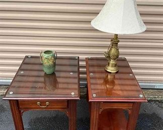 Decorated Side Table Set