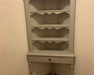 Gray Corner Hutch