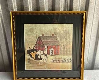 Lovers Ride By P. Buckley Moss