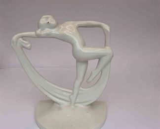 Vintage Nude Scarf Dancer Doorstop