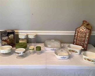 Vintage Pyrex And Corning Ware