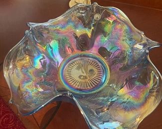 Fenton Carnival Glass Bowl Pineapple