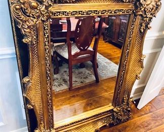 Large Ornate Wall Mirror