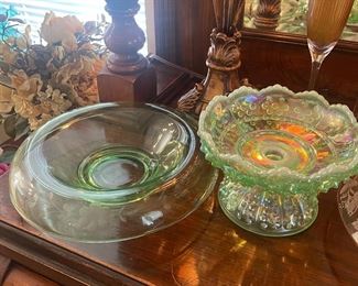 Green Hobnail Fenton