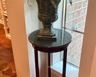 Marble top fern stand