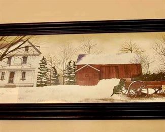 Billy Jacobs Christmas Trees For Sale Framed Print