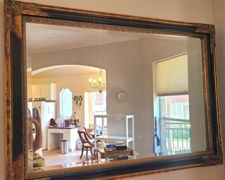 Black and Gold Vintage Mirror 