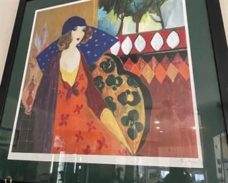 Itzchak Tarkay COA Signed and Numbered 