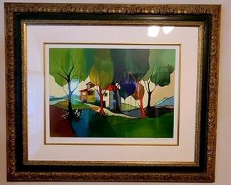 Itazchk Tarkay Jamestown Cottage COA, Signed and Numbered 