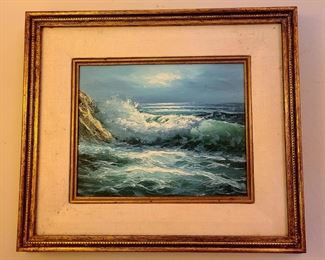 California Coast Oil Painting 