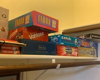 Variety of Board Games, Lamp Shades