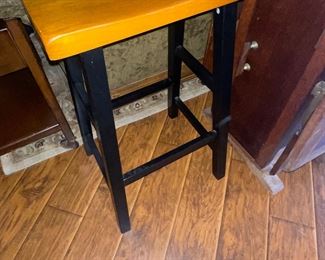 Pair of Wooden Bar Stools