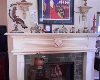 Fireplace area in Family Room