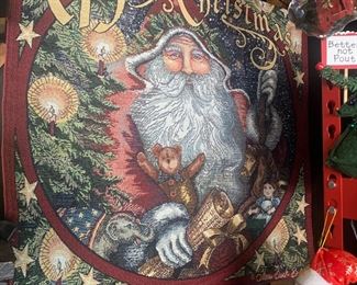 Christmas Stockings and Tapistry 