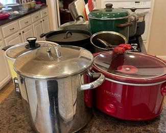 Slow Cooker, Stainless Steel Stock Pot