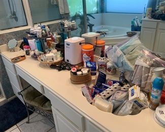 Variety of Bathroom Items