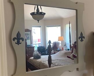 Fleur-de-lis Wall Mirror