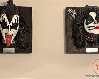 KISS Illusive Originals 3D Wall Plaque Head Busts (SET OF 4)
