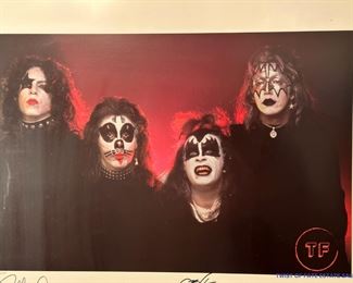 KISS by Joel Brodsky Limited Edition Lithograph Signed by GENE SIMMONS and PAUL STANLEY (293/550)