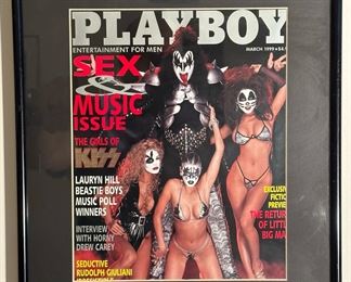 KISS 1999 Framed Playboy