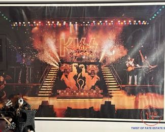 KISS Alive II Original 1977 Aucoin / Boutwell Framed Poster
