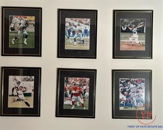 Signed and Framed Sports Memorabilia Photos
