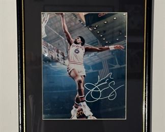 JULIUS IRVING Signed Photo with COA