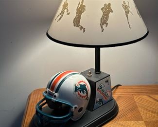 Dolphins Mini Helmet Table Lamp
