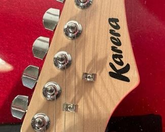 KISS Autographed Guitar by 4 ORIGINAL Members (GENE SIMMONS, PAUL STANLEY, ACE FREHLEY, and PETER CRISS)