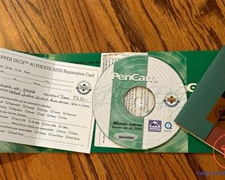 MICHAEL JORDAN Signed and Framed Jersey with UPPER DECK COA