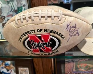 KEITH "End-Zone" JONES Signed Husker Football