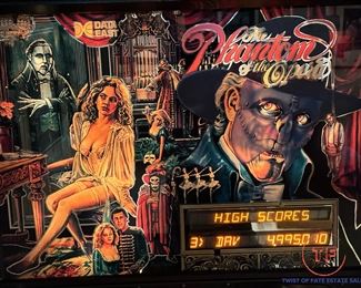 1990 Data East PHANTOM OF THE OPERA Pinball Machine