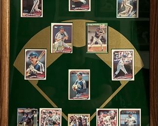 NEW YORK METS Baseball Field Framed Card Collection