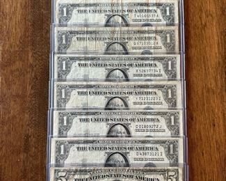 $1 and $5 Silver Certificates