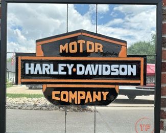 Harley Davidson Logo Wall Mirror