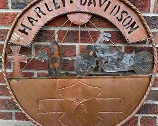 Harley Davidson Metal Art