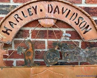 Harley Davidson Metal Art