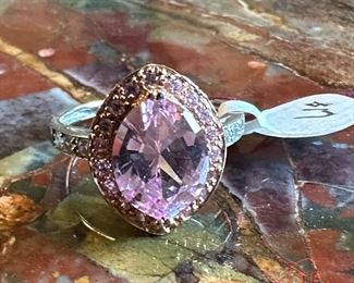 14K Rose GOLD with Pink Tourmaline