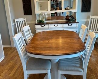 Pottery Barn Style Dining Room Set and Sideboard