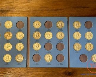 Franklin SILVER Half Dollars Coin Book