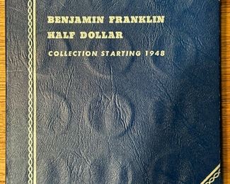 Franklin SILVER Half Dollars Coin Book