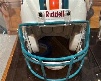 Dolphins NFL VSR-4 Helmet in Display Case