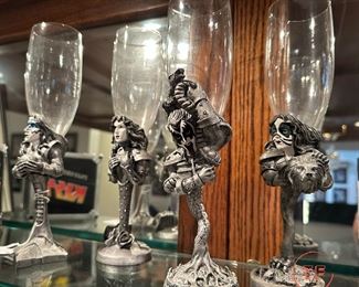 KISS Champagne Glasses - SET OF 4