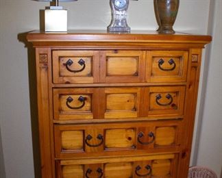 Tall wooden dresser drawer