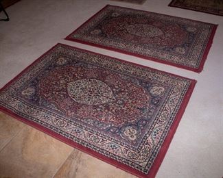 Decorative area rugs(x7)